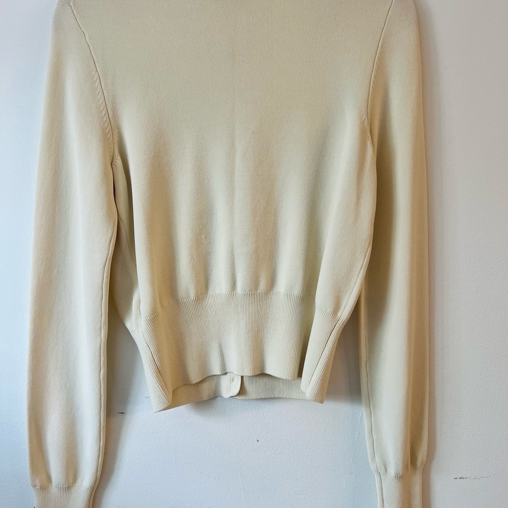 L’Academie Revolve Buttery Cream Cardigan - Picture 4 of 6